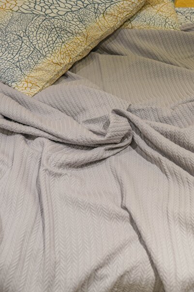 Sofline 100% Cotton Single Summer Knitted Pique, Bedspread, Anti-Sweat Fabric (160X240Cm)