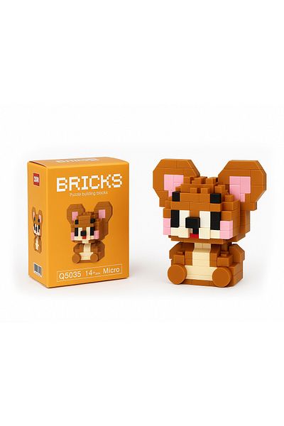 Bricks Jerry Character Figure 3D Jigsaw Puzzle Building Toys