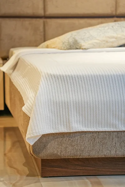 Sofline 100% Cotton Single Summer Knitted Pique, Bedspread, Anti-Sweat Fabric (160X240Cm)