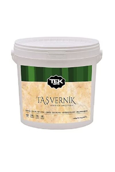 teekno Tek Boya Parlak Su Bazlı Çok Amaçlı Taş Ve Ahşap Verniği 0.75 lt Şeffaf-Kokusuz Şeffaf Vernik