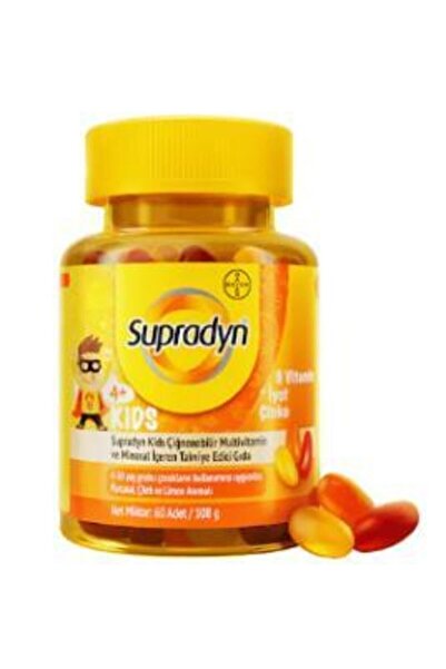 Supradyn Kids Multivitamin and Mineral Supplement 60 Tablets