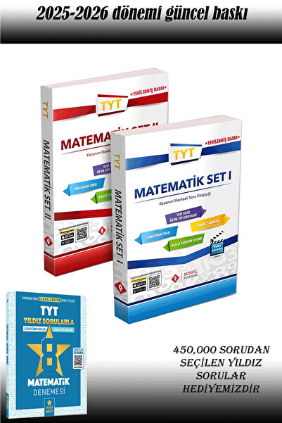 Sonuç Yayınları Tyt Matematik Moduler Set 1-2 tüm set güncel baskı puan yayın...