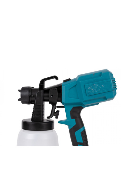 Blasko Paint sprayer with 2 batteries 21V 2Ah, tank, adjustable jet, for home painting