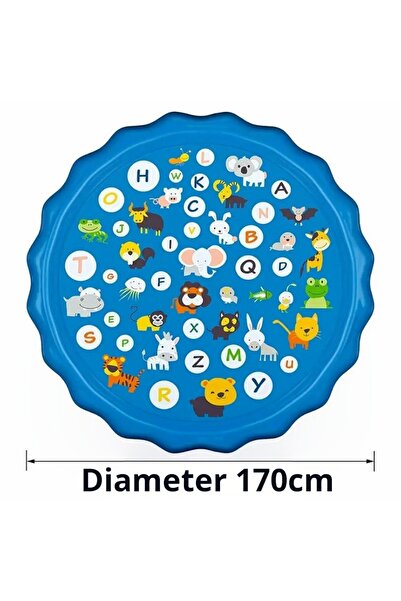 Choice Letters 170cm Kids Inflatable Sprinkler Water Play Mat Outdoor Lawn Beach Spray Games Pad with Lette