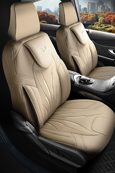 Panda Kılıf غطاء مقعد السيارة من الجلد من سلسلة PANDA PARS - مجموعة كاملة