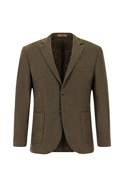 Abdullah Kiğılı Super Slim Fit Extra Slim Fit Sports Wool Italian Jacket
