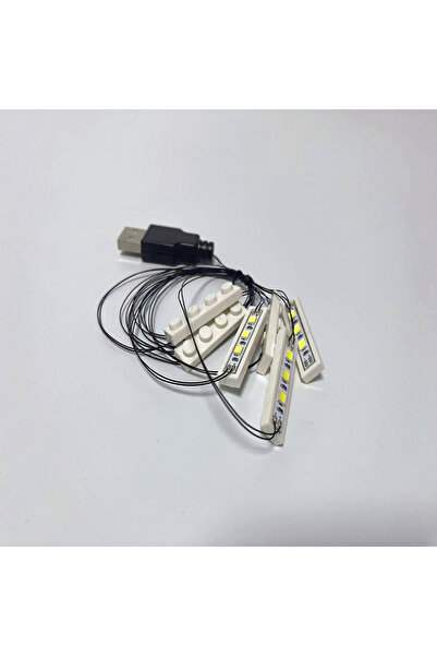 Choice 6 مصابيح LED بيضاء LYBMTWF لإضاءة الطوب أربعة/ستة في واحد، أربعة/ستة طوب أبيض 1x4/مصابيح LED متصلة بـ