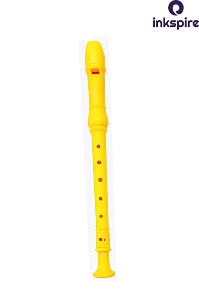 inkspire Kaliteli Blok Flüt 1 Adet Abs Plastik 8 Delikli Dikey Fülüt 3 Parça ...