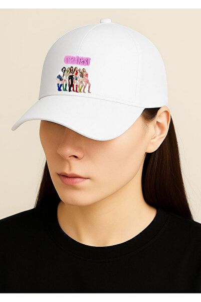 lewibafashion Șapcă premium imprimată cu design MANIFEST, pe șapcă albă MANIF...