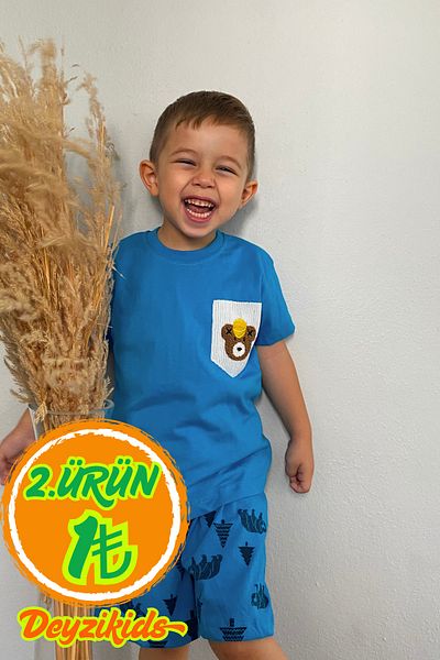 Deyzikids Printed T-Shirt Kids Girls and Boys Tracksuit Set Cute and Cool Casual T-Shirt and Bottom Top 2-5 Years