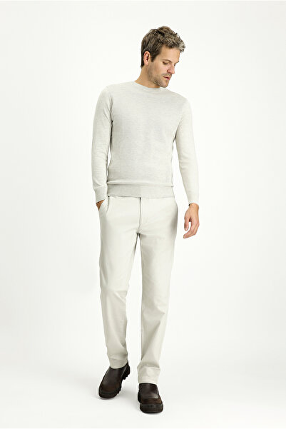 Kiğılı Regular Fit Likralı Kanvas / Chino Pantolon