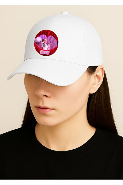 lewibafashion MANİFEST GRUP BEYAZ ŞAPKA ÜZERİNE ESİN TASARIMLI PREMİUM BASKIL...