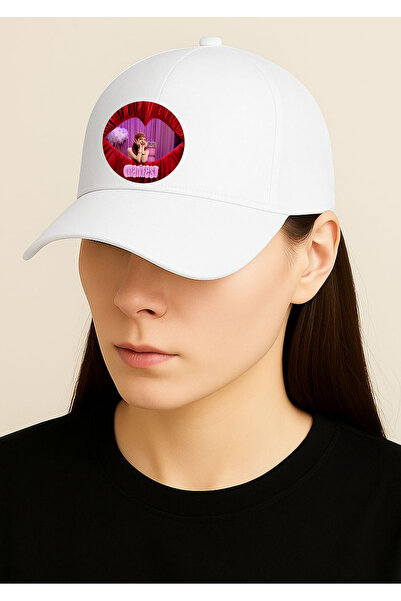 lewibafashion MANİFEST GRUP BEYAZ ŞAPKA ÜZERİNE MİNA MANİFEST TASARIMLI PREMİ...