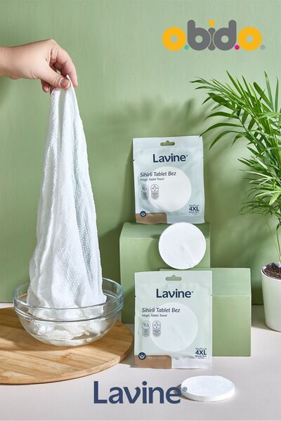 obido Çok Amaçlı Süper Sihirli Bez "4xl Büyük Boy" Tablet Bez 50x70 Cm - Yıka Tekrar Kullan