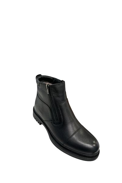 JAMES FRANCO 23 05 110m 25992 Genuine Leather Classic Shearling Boots Black