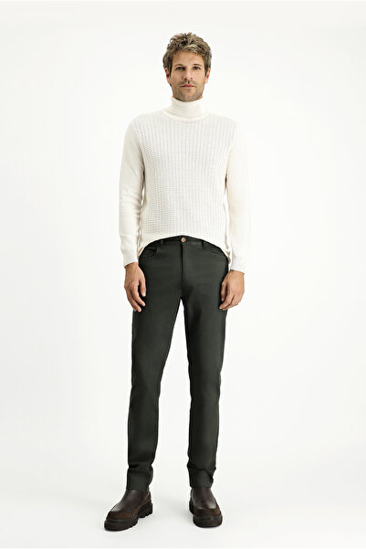 Kiğılı Regular Fit Likralı Kanvas / Chino Pantolon