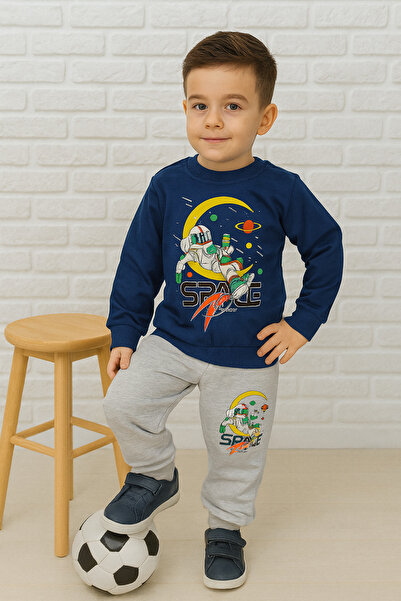 KAMİKAM Σετ αθλητικής φόρμας για αγόρια 2 Thread Quality - Χωρίς σημαία