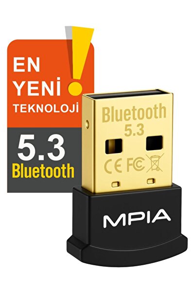 MPIA Bluetooth 5.3 Usb Dongle - Kablosuz Adaptör, Pc & Laptop Için Bluetooth Alıcı