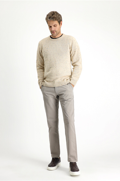 Kiğılı Slim Fit Slim Fit Lycra Canvas / Chino Trousers