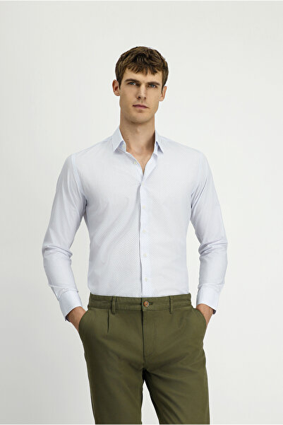 Kiğılı Βαμβακερό πουκάμισο με μακρυμάνικο Slim Fit Slim Fit