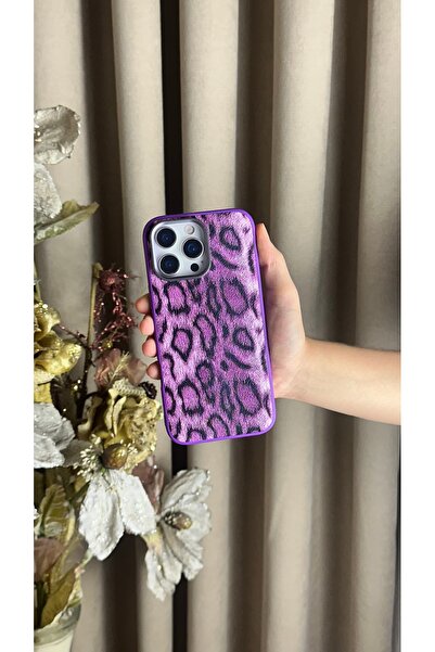 DGN İphone 13 ve İphone 14 Uyumlu Leopar Desenli Premium Kaliteli Telefon Kılıfı
