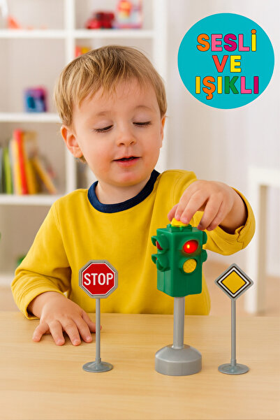 TOYFEST Sesli Ve Işıklı Trafik Lambası S00003177