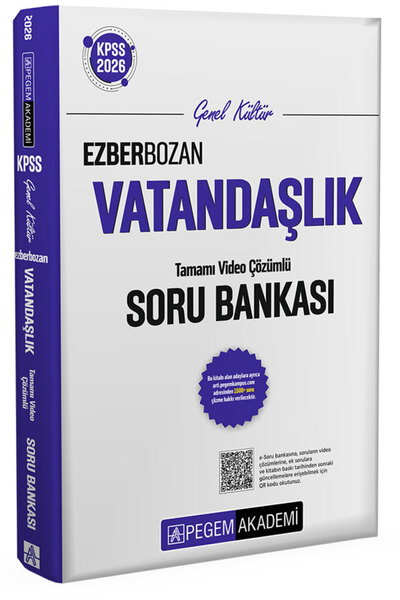 Pegem Akademi Yayıncılık 2026 KPSS Genel Yetenek Genel Kültür Ezberbozan Vata...
