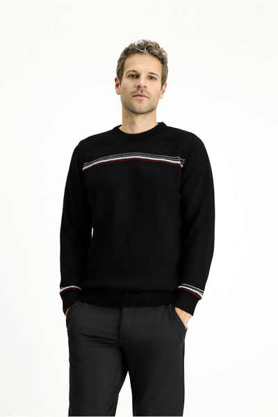 Kiğılı Crew Neck Regular Fit Patterned Knitwear Sweater