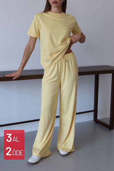 Balenbi Women's Modal Fabric Short Sleeve Tracksuit Set 1098