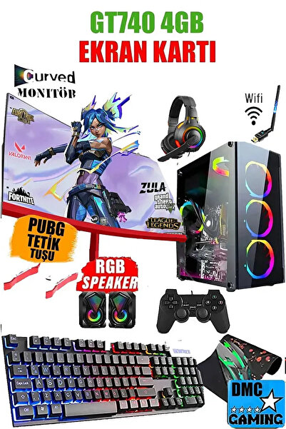 Dmc Bx12 (GTA 5) İ5 4430 (4.Nesil) 16GB RAM,500GB HHDD,256GB SSD,4GB GT740,24'Oyuncu Masaüstü Bilgisayar