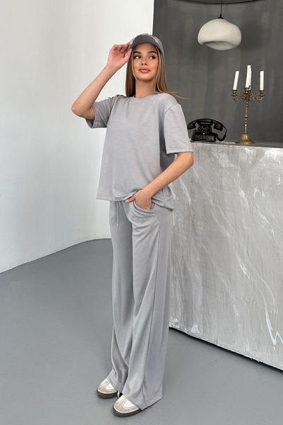 Balenbi Women's Modal Fabric Short Sleeve Tracksuit Set 1098