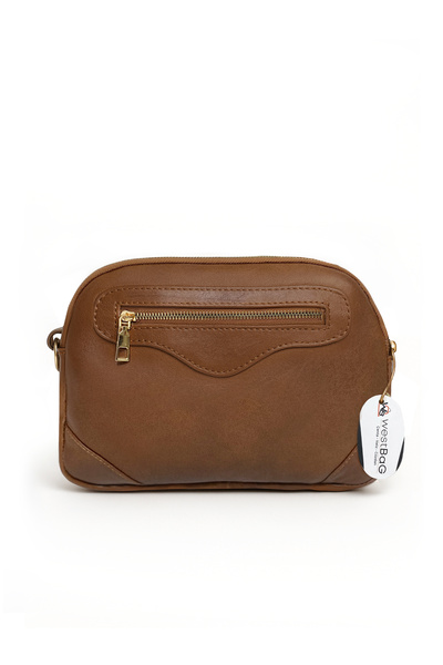 westbag Geantă de umăr pentru femei, din piele naturală, cu trei compartiment...