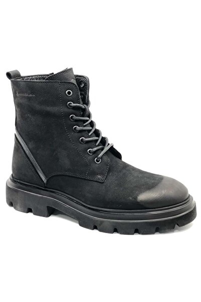 Hammer Jack 102-23705-M Colombo Boots Δερμάτινες ελαφριές ανδρικές μπότες ΜΑΥΡΟ