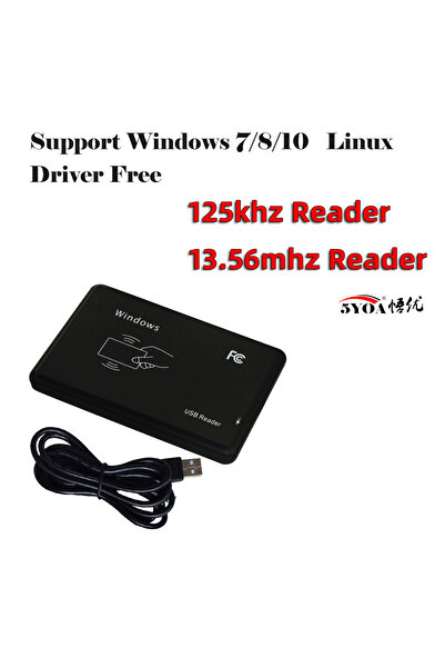 Choice3 Read02 ID and IC 5YOA 125KHz 13.56MHz RFID Reader USB Proximity Senso...