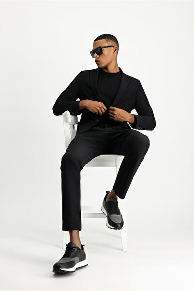 Kiğılı Techno-Line Super Slim Fit Ekstra Dar Kesim Klasik Takım Elbise