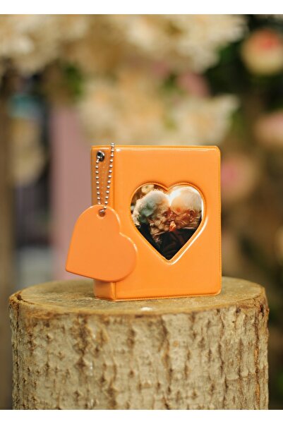 Umut Matbaacılık Orange Hello Kitty Binder Kpop Photocard Mini Album 6X9 Inst...