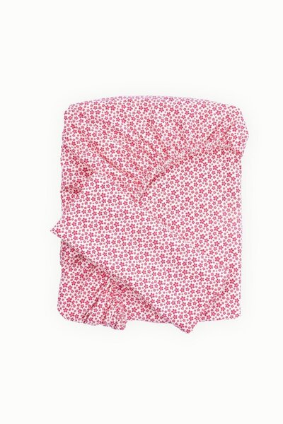 Boumini % 100 Pamuklu Bebek Lastikli Çarşaf ve Yastık Kılıf Seti 70x140 cm Pe...