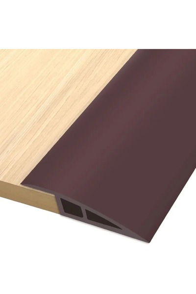 Choice coffee 1Pc/1M Wood Grain Floor Transition Strip Self Adhesive Edging Trim Strip Cuttable Carpet To T