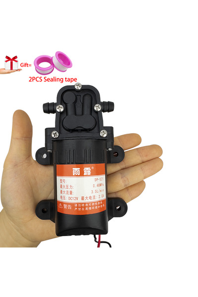 Choice DC12V Pump DC 12V 70PSI 3.5L/Min 0.48Mpa Agricultural Electric Water Pump Black Micro High Pressure