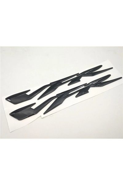 Choice black VFR 3D Raised Sticker Decals 23 x 2.8cm fits For Honda VFR 400 8...