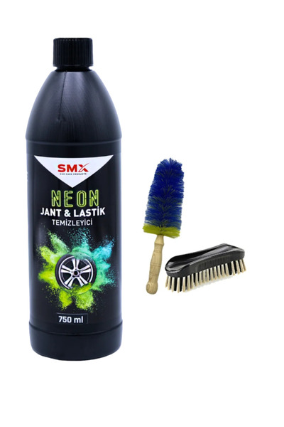SMX Neon Jant Temizleyici / Jant Lastik Koltuk Fırçası / Jant Temizleme Fırçası