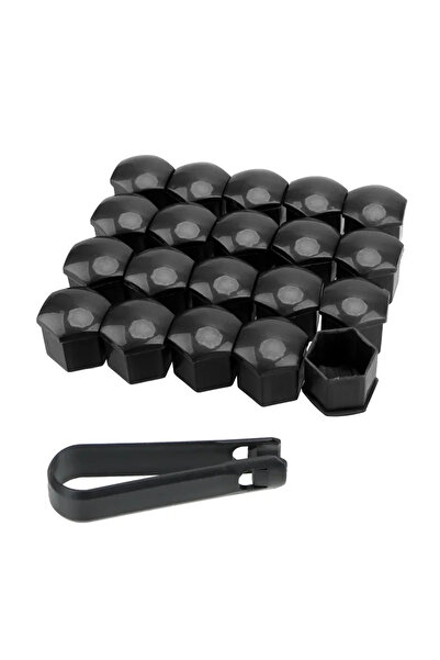 Choice21 21mm 20pcs Black 17/21/19mm 20PCS Car Wheel Nut Caps Protection Cove...
