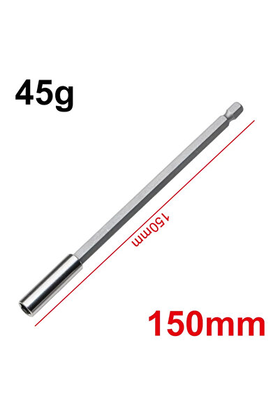 Choice قطعة واحدة 150 مم DIYWORK 1/4 بوصة 60/100/150 مم حامل بت مغناطيسي سداسي متين مع غلاف تمديد لمفك المثقاب Ada