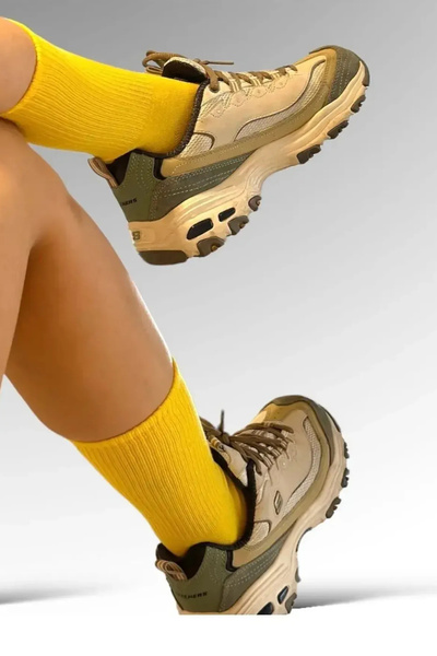 Esinti Ανδρικές Γυναικείες Κάλτσες Socket Long Socks Κάλτσες με πολύχρωμα σχέδια 6 τμχ