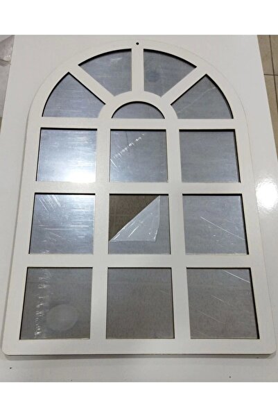 hediyesepetin Dekoratif Pencere Ayna Pleksi Aynalı Kullanıma Hazır 60x40 Cm