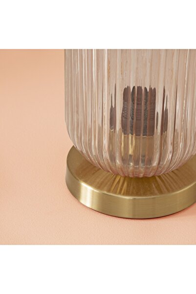 Taç Butik Alaçatı Abajur Somon