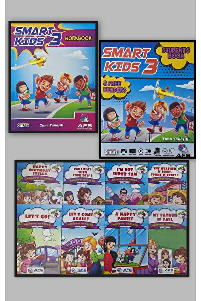 Afs Yayıncılık AFS 3.Sınıf İngilizce Set - Student Book + Workbook + Rainbow Readers (8 adet hikaye)