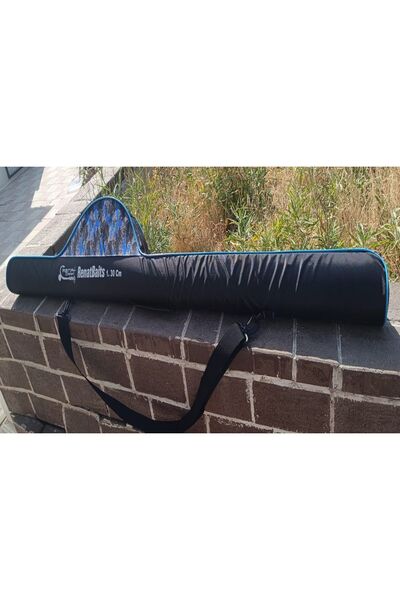 sr sazanrig Bazuka Kırılmaz 2 Olta Kapasiteli Lrf/spin Olta Kamış Çantası 1.30 Cm