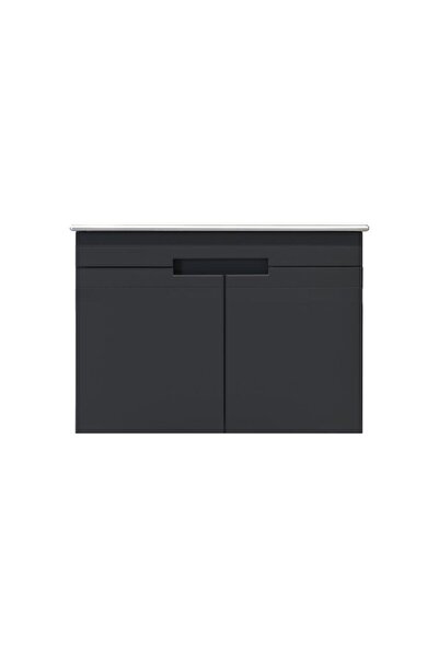 kobos Meta Lavabo Dolabı Mat Antrasit 91 cm KB110009