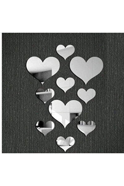 Genel Markalar Dekoratif Kalpler Ayna Pleksi Ofis Ev Aynalı